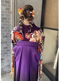 【卒業式☆袴着付けヘアアレンジ☆】日吉