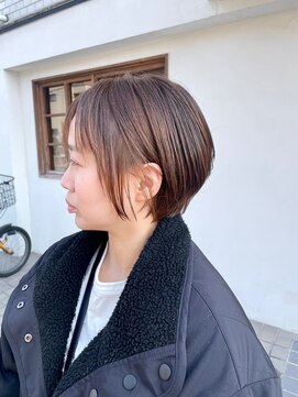 コッチ(kocchi.) ベージュカラー ショートボブ