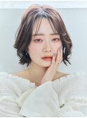 ふんわり大人ボブ