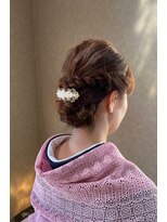 たかはし美容室&nbsp;着物アップスタイル