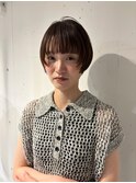 ショートボブ　マッシュショート　ミニボブ　ショートヘア