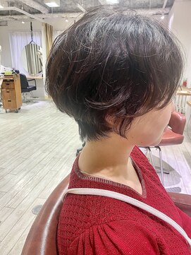 ビードロネイ 武蔵境店(vi-dro nei) ショートボブ×デジタルパーマ