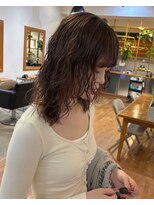 ユートゥイーズ つくば(U too e's)&nbsp;ミディアムレイヤーパーマ