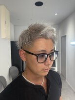 ナンバー 竪町(number+)&nbsp;20代30代メンズアップバング清潔感爽やかホワイトカラー