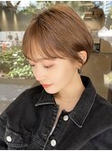 【GEEKS渋谷】レイヤーショート/ココアブラウン/冬ヘア/襟足短め