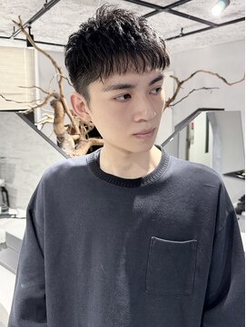 韓国ショート/韓国メンズ/2wayスタイル/短髪/束感ヘア