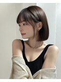 重ためがかわいい!ボブカット
