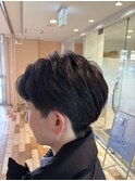 毛流れセンターパート