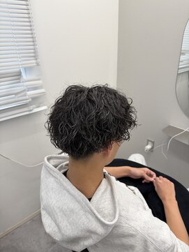 アイスプロドバイブルーム 木更津店(ice prod by bloom) MEN’S/リバースセンターパート/ニュアンスパーマ/木更津