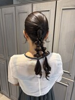 ノル(NOLL) 編み下ろしヘア/タイトスタイル/ヘアアレンジ/ヘアセット