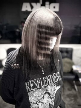 ディーカヘアーセンダイ(Di KA HAIR sendai) シルバー×ボーダー