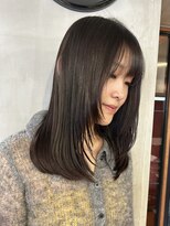 カールム(carlm) 顔周りレイヤー×ミディアム/carlm今泉薬院 清松 美咲