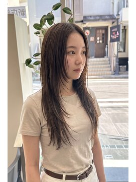 トレ(tre.) 顔まわりレイヤーロング