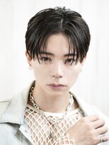 ベーア(Bar)&nbsp;ショートナチュラルセンターパートツーブロック韓国風