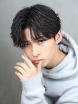 ザサードヘアー 船橋(THE 3rd HAIR)&nbsp;コンマバングセンターパート　ニュアンスパーマ
