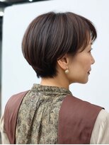 テーラヘアー 我孫子店(TELA HAIR)&nbsp;艶カラー×大人丸みショート【TELA HAIR 我孫子店】