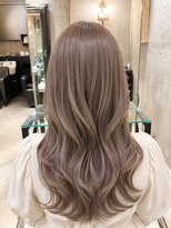 エノア 青山(ENORE) ミルクティーグレージュ ケアブリーチ透明感ハイトーン