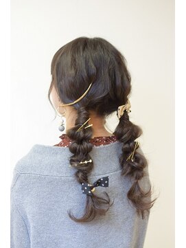 ヘアーモード ケーティー 京橋店(Hair Mode KT) 【ヘアアレンジ特集】もこもこカントリーおさげガール