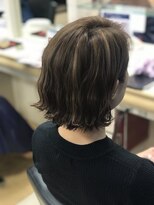 ヘアークリアー 春日部 大人可愛いキュートな印象の外ハネ肩上ボブ/30代40代50代