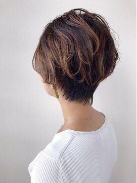 トータルビューティーハウス フラップ ミチ 野田店(total beauty house flap MICHI) ハイライト×大人ショート