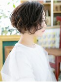 ★セクションカラー抜け感アップバングショート20代30代40代★7