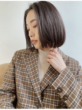 ノンダメージサロン ステラバイボヌール(Stella by Bonheur) stylist大山）フレンチボブ◎ショコラブラウン