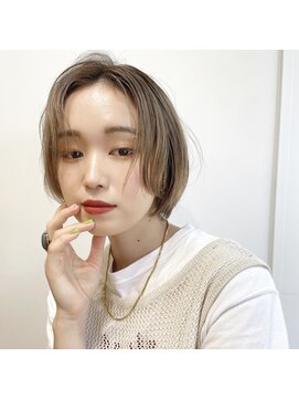 ラナ 渋谷(Lana) 【Chill】大人かわいいマロンベージュカラーショートスタイル◎