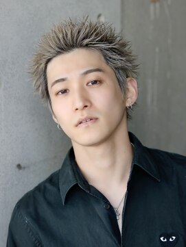 ネイビー(NAVY) 短髪　スパイキーショート メンズショート