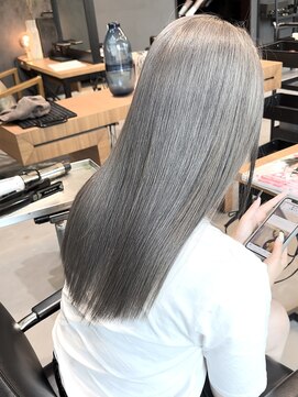 シェルハ(SHELHA) シルバーグレー グレージュ ブリーチカラー ケアブリーチ