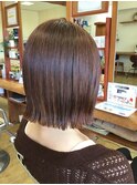 切りっぱなしボブ