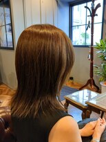 サロンドエー(SALON DE A)&nbsp;外ハネスタイル。