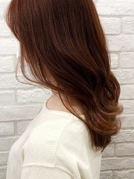 ガーデンヨコハマエスト(GARDEN YOKOHAMA est) レッドブラウン似合わせカットフルバングイメチェンレイヤー