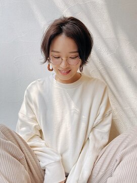 グリーク(GREEK) センターパート ナチュラルボブ