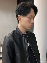 ウルフ/アッシュブラック/カルマパーマ/ベリーショート/表参道