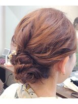 エノモト(ENOMOTO) 結婚式お呼ばれパーティーシニヨンヘア