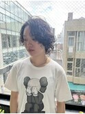 セミディ×デザインウルフパーマ×ツイストスパイラルパーマ