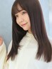 カット+オーガニックカラー+髪質改善トリートメント￥23160→￥21160