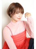 大人可愛いエアリーショートボブ☆