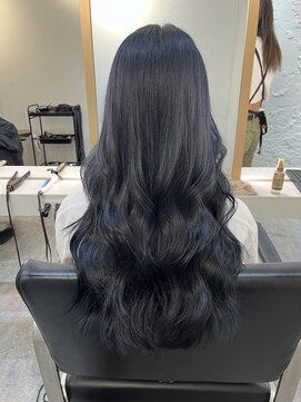 ブレンド 渋谷(BLend) 縮毛矯正.レイヤーカット.ブルーブラック.髪質改善. ヘアカラー