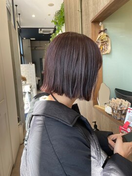 アムアム(amu_amu) 透明感抜群外国人風カラー★カット＋イルミナカラー＋うる艶TR