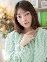 カバーヘア ブリス 上尾西口店(COVER HAIR bliss)&nbsp;アースカラー韓国風前下がり小顔ウェットヘアc5上尾20代30代40代