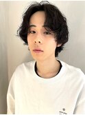 【green表参道】センターパート/メンズパーマ