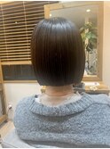 切りっぱなしボブ