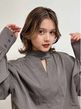 バサ 花小金井店(BASSA) 韓国クビレレイヤーフェミニン前髪なし