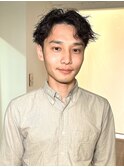 ★韓国マッシュスペインカール表参道ツイスパブルーブラック