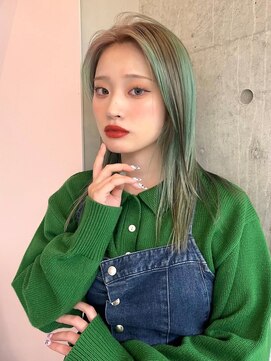 ハコ プラス(HACO+) 【Haco+】Ibuki_ バイカラー_ブリーチ