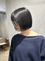 ラック 表参道(LUCK) ボブブルーブラック/切りっぱなし/艶髪/ミニボブ/表参道/原宿
