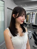 ボタン ハカタ(VOTAN hakata) 市野瀬裕奈/博多韓国ヘア/顔周りカット/レイヤーカット/暗め