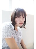 フェイスレイヤー×ショートボブ