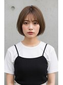 #磐田 シースルーバング×ボブ
